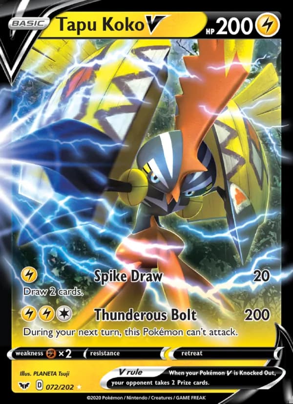 Tapu Koko V — Sword & Shield #72