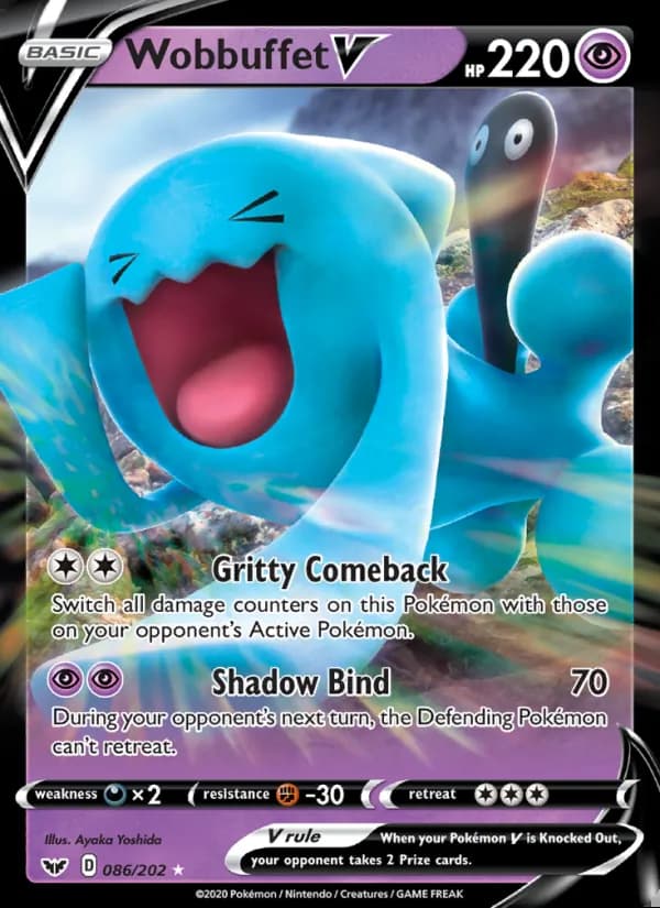Wobbuffet V — Sword & Shield #86