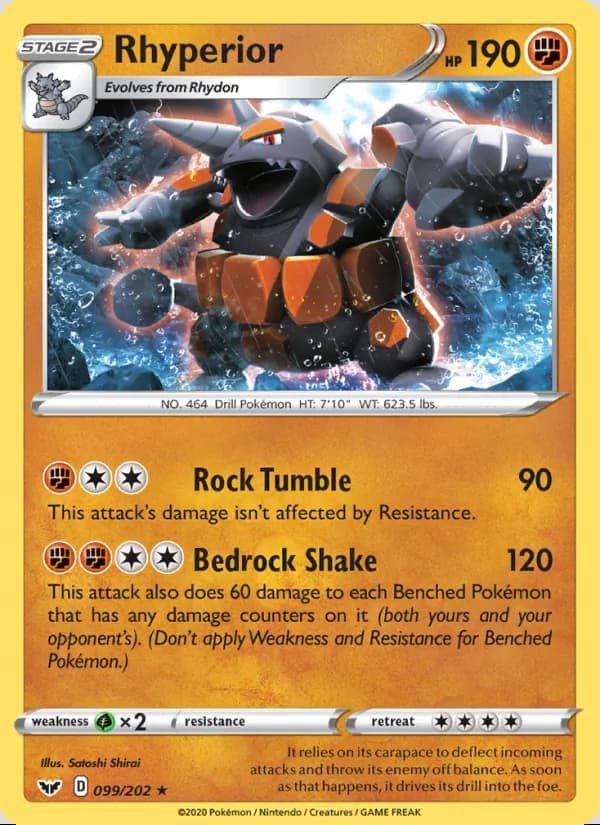 Rhyperior — Sword & Shield #99