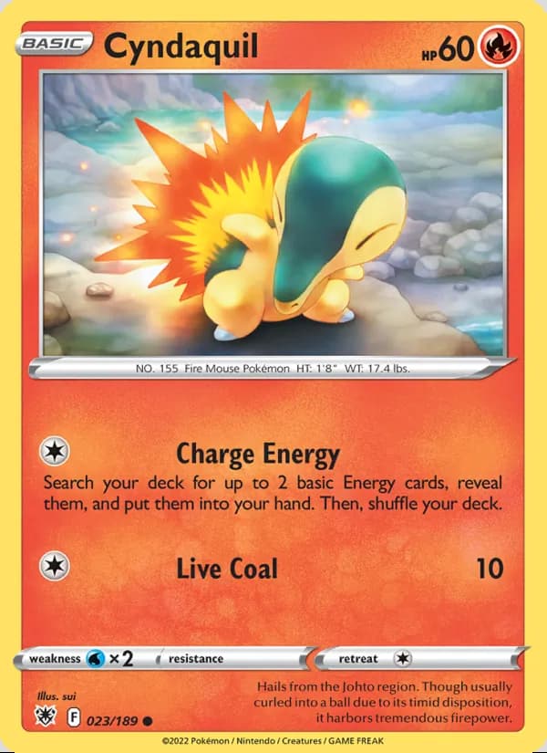 Cyndaquil — Resplandor Astral #023