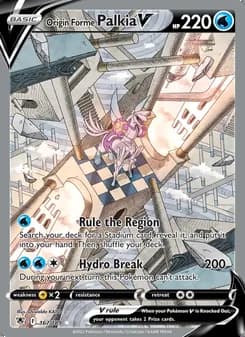 Origin Forme Palkia V — Astral Radiance #167