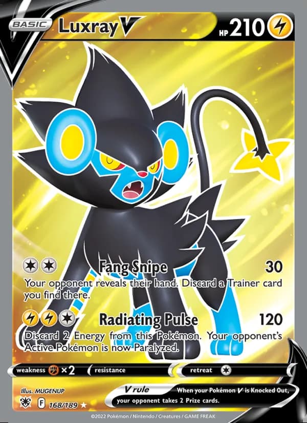 Luxray V — Resplandor Astral #168