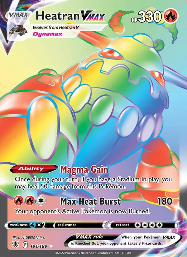 Heatran VMAX — Astral Radiance #191