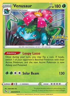 Venusaur — Pokémon GO #003