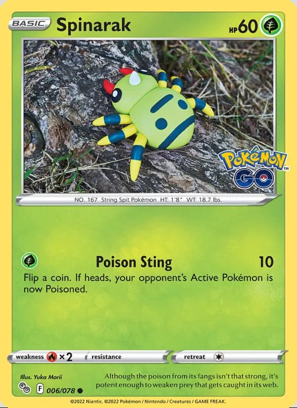 Spinarak — Pokémon GO #006