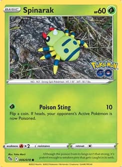 Spinarak — Pokémon GO #006