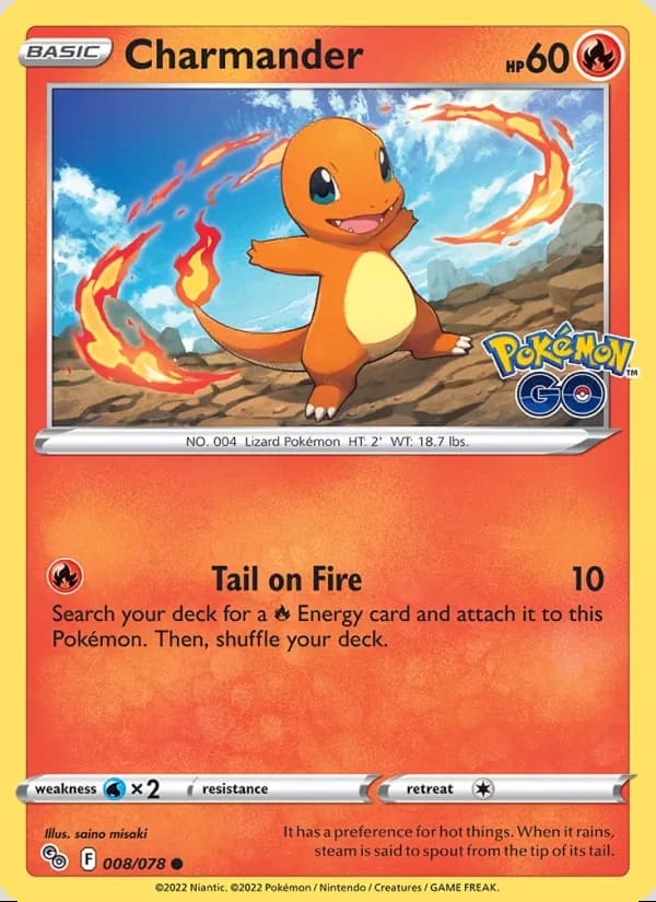 Charmander — Pokémon GO #008