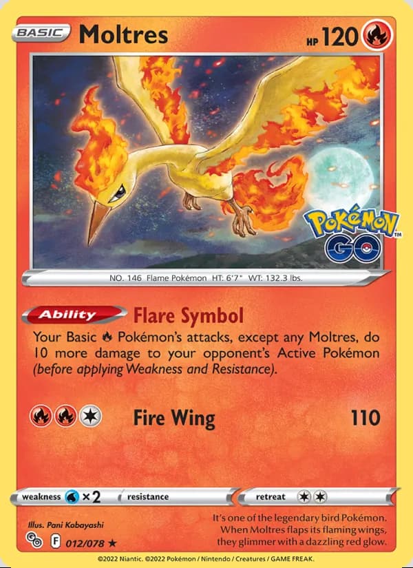 Moltres — Pokémon GO #012