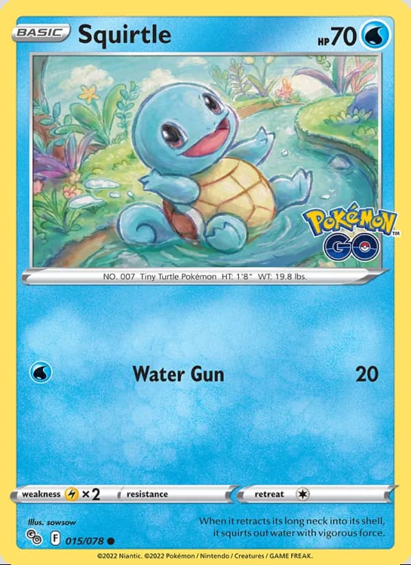 Squirtle — Pokémon GO #015