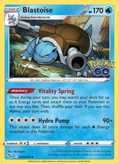 Blastoise — Pokémon GO #017