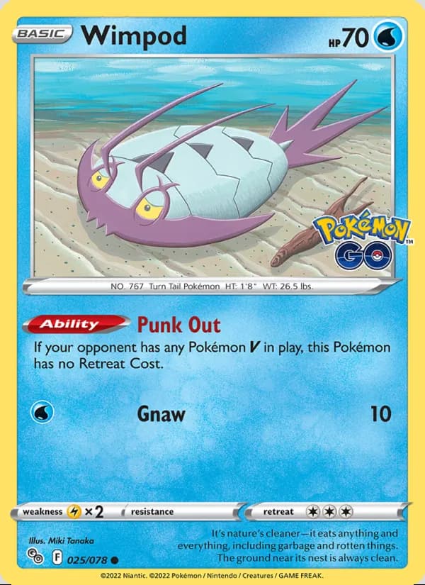 Wimpod — Pokémon GO #025