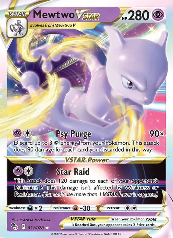 Mewtwo VSTAR — Pokémon GO #031