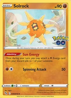Solrock — Pokémon GO #039