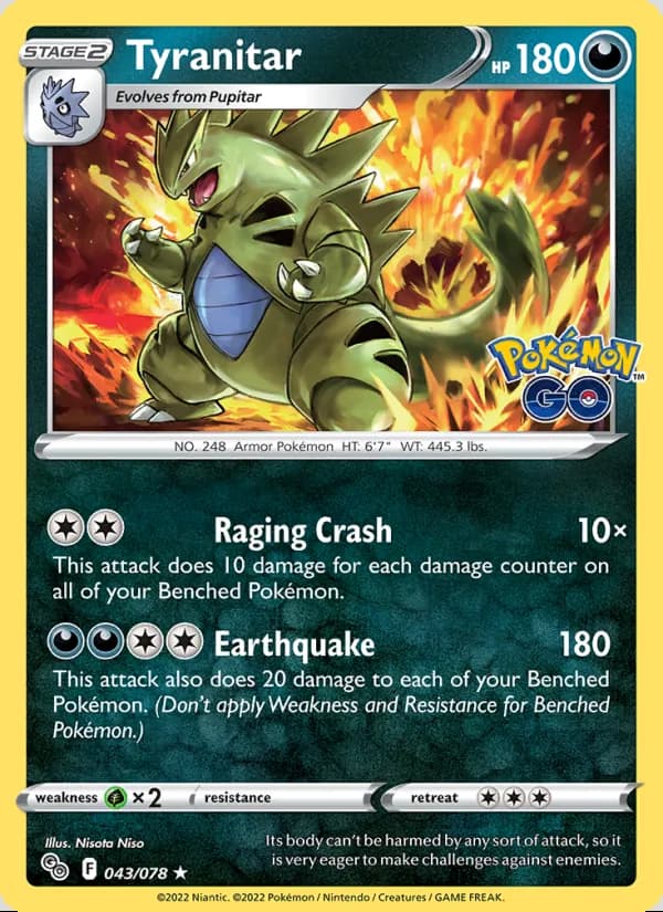 Tyranitar — Pokémon GO #043