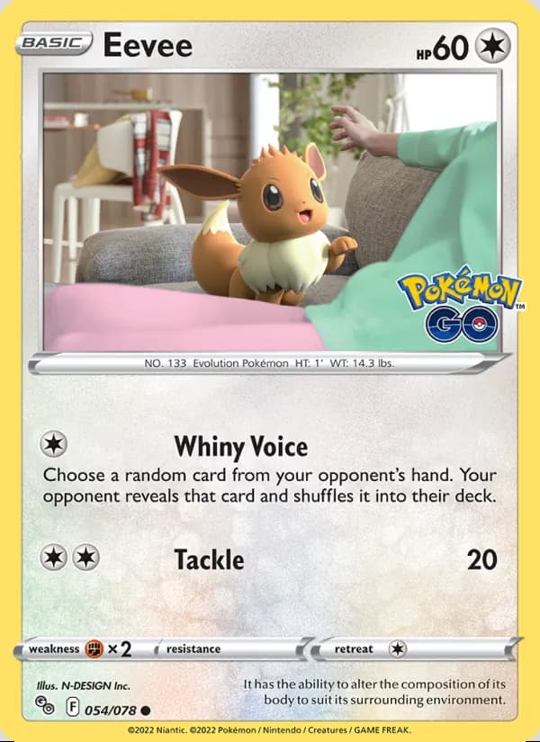 Eevee — Pokémon GO #054