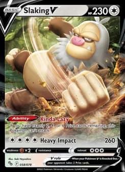 Slaking V — Pokémon GO #058