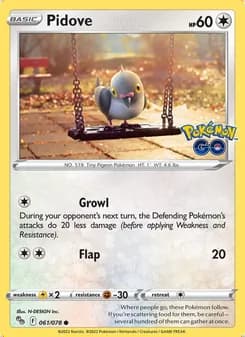 Pidove — Pokémon GO #061