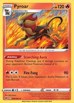Pyroar — Lost Origin #029