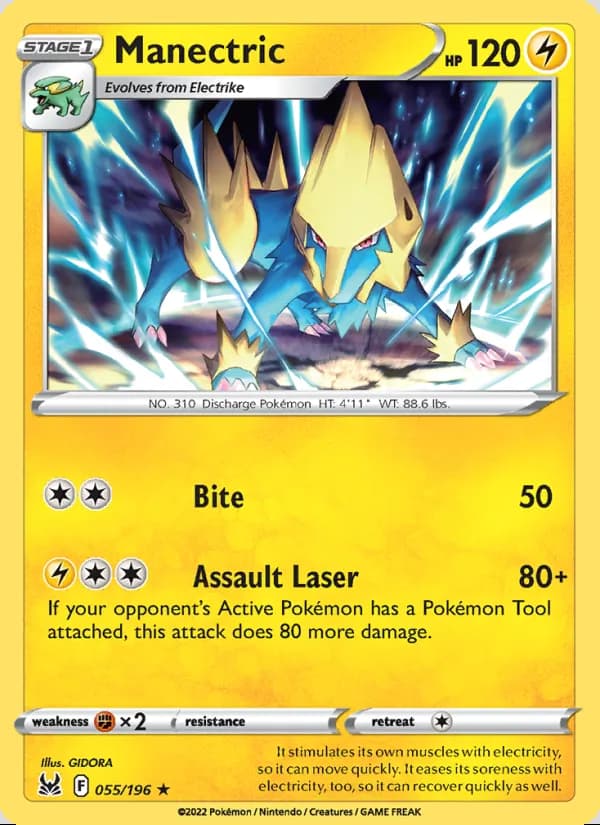 Manectric — Lost Origin #055