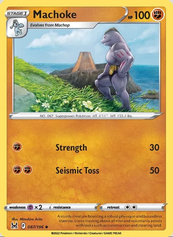 Machoke — Lost Origin #087
