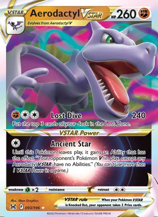 Aerodactyl VSTAR — Lost Origin #093