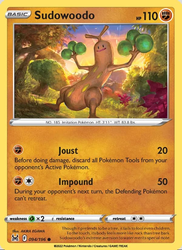 Sudowoodo — Origen Perdido #094