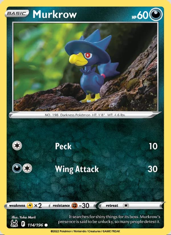 Murkrow — Lost Origin #114