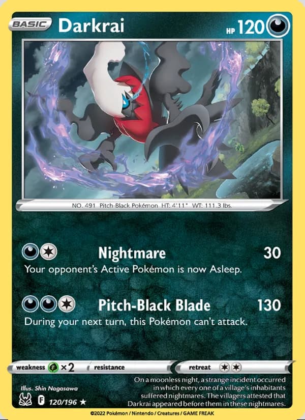 Darkrai — Lost Origin #120