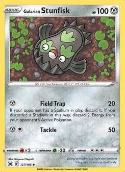 Galarian Stunfisk — Lost Origin #127
