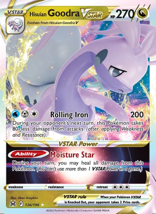 Hisuian Goodra VSTAR — Lost Origin #136