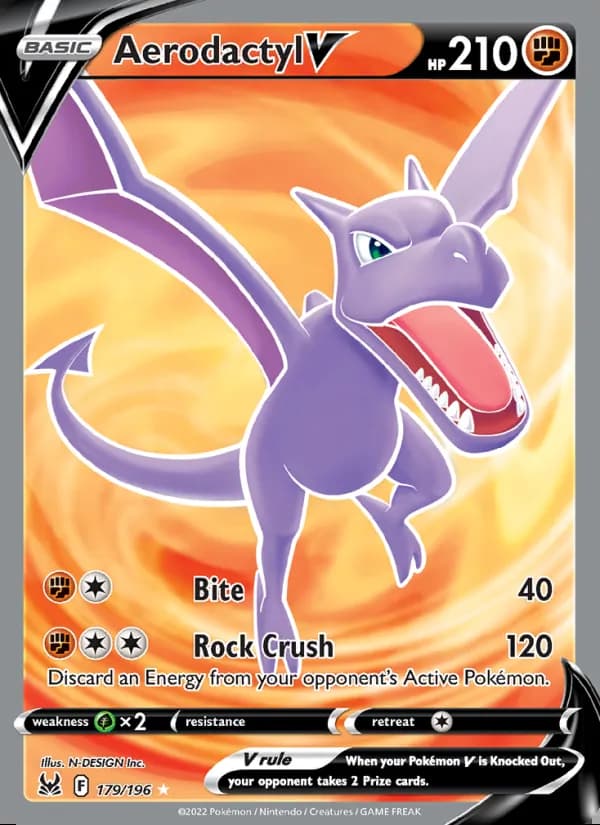 Aerodactyl V — Lost Origin #179
