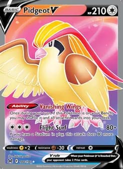 Pidgeot V — Lost Origin #188
