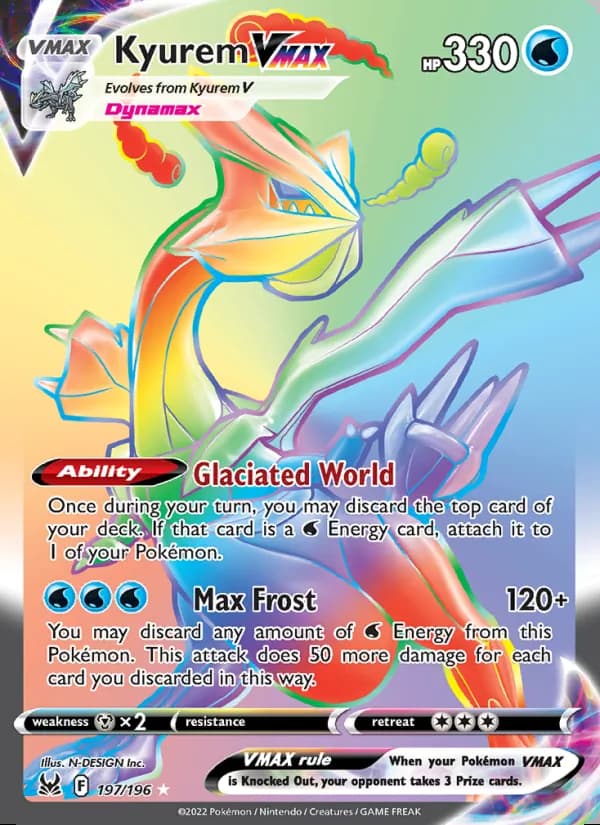 Kyurem VMAX — Lost Origin #197