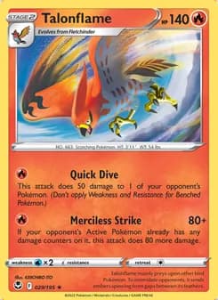 Talonflame — Silver Tempest #029