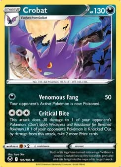 Crobat — Silver Tempest #105