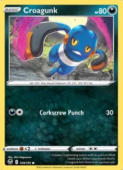 Croagunk — Silver Tempest #109