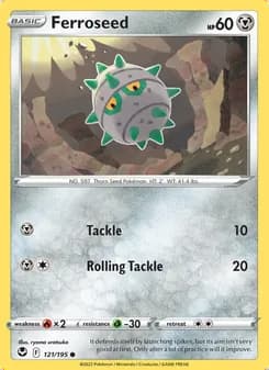 Ferroseed — Silver Tempest #121
