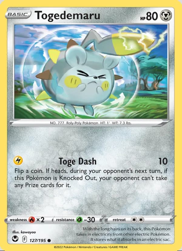 Togedemaru — Tempestad Plateada #127
