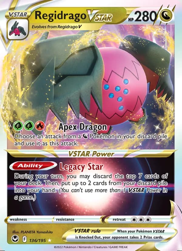 Regidrago VSTAR — Silver Tempest #136