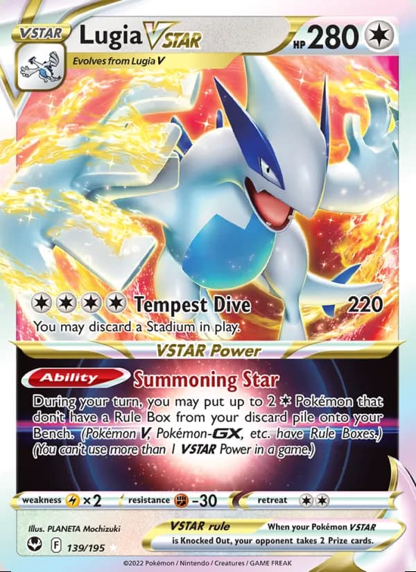 Lugia V-ASTRO — Tempestad Plateada #139
