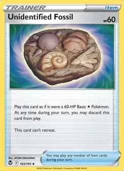 Unidentified Fossil — Silver Tempest #165