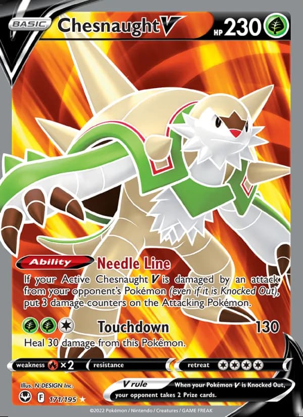 Chesnaught V — Tempestad Plateada #171