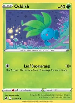 Oddish — Crown Zenith #001