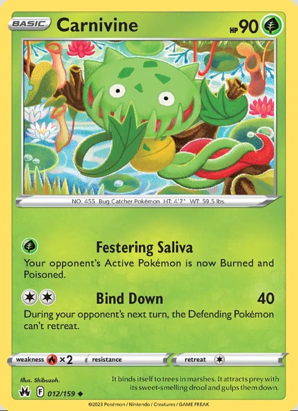 Carnivine — Crown Zenith #012