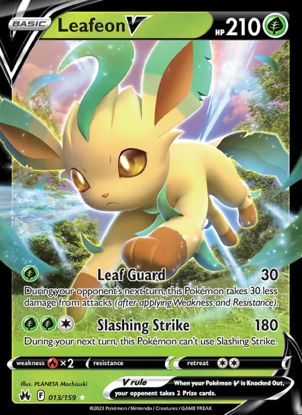 Leafeon V — Crown Zenith #013