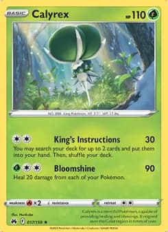 Calyrex — Crown Zenith #017