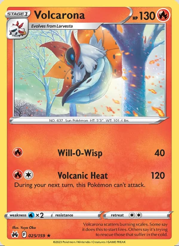 Volcarona — Crown Zenith #025