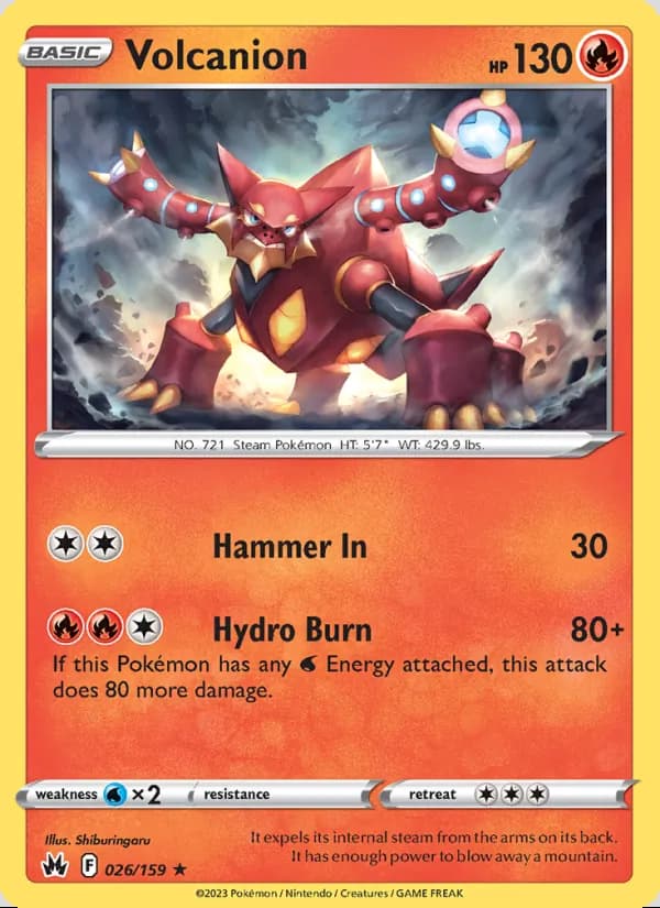 Volcanion — Crown Zenith #026