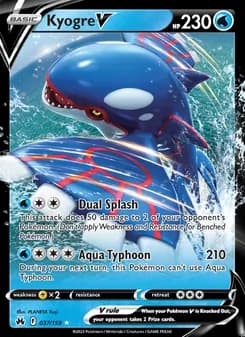 Kyogre V — Crown Zenith #037