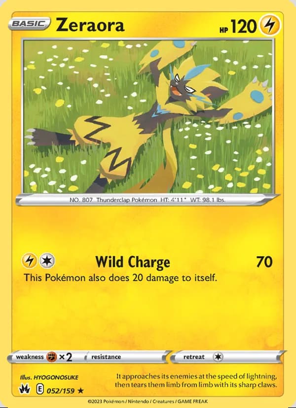 Zeraora — Crown Zenith #052